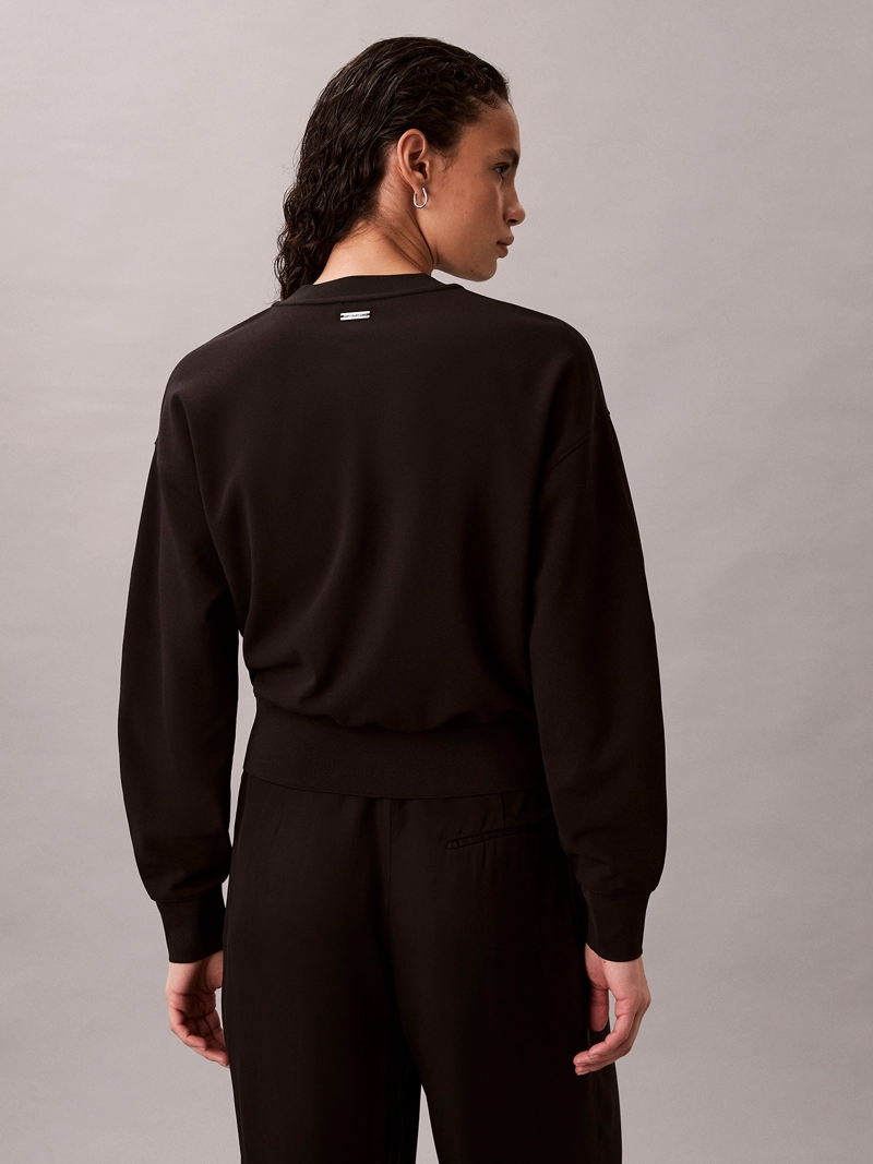 BLUSA DE CREPE  ELASTICO CON CREMALLERA - 3