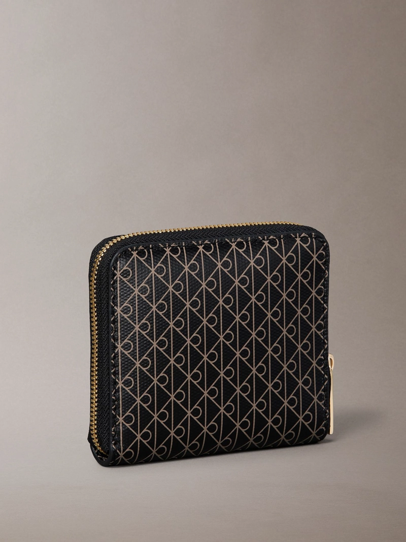 BILLETERA CON ESTAMPADO DE MONOGRAMA - 2