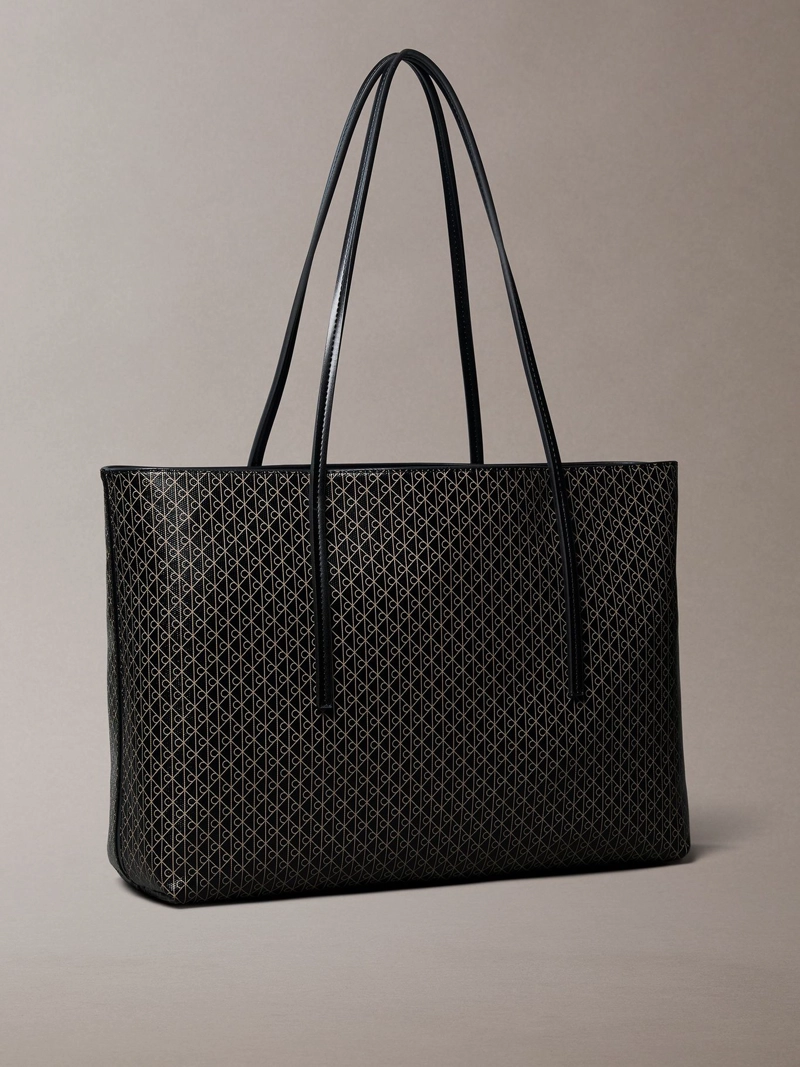 CARTERA TOTE CON ESTAMPADO DE MONOGRAMA - 3