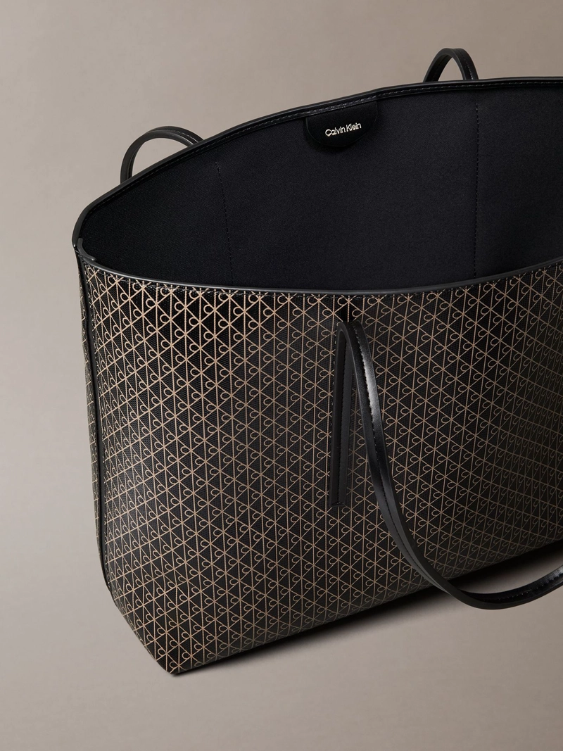 CARTERA TOTE CON ESTAMPADO DE MONOGRAMA - 4