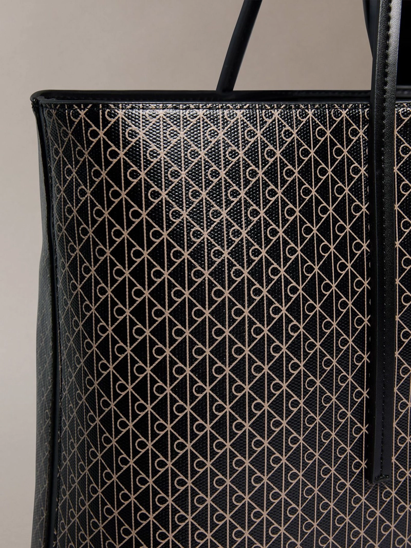CARTERA TOTE CON ESTAMPADO DE MONOGRAMA - 5