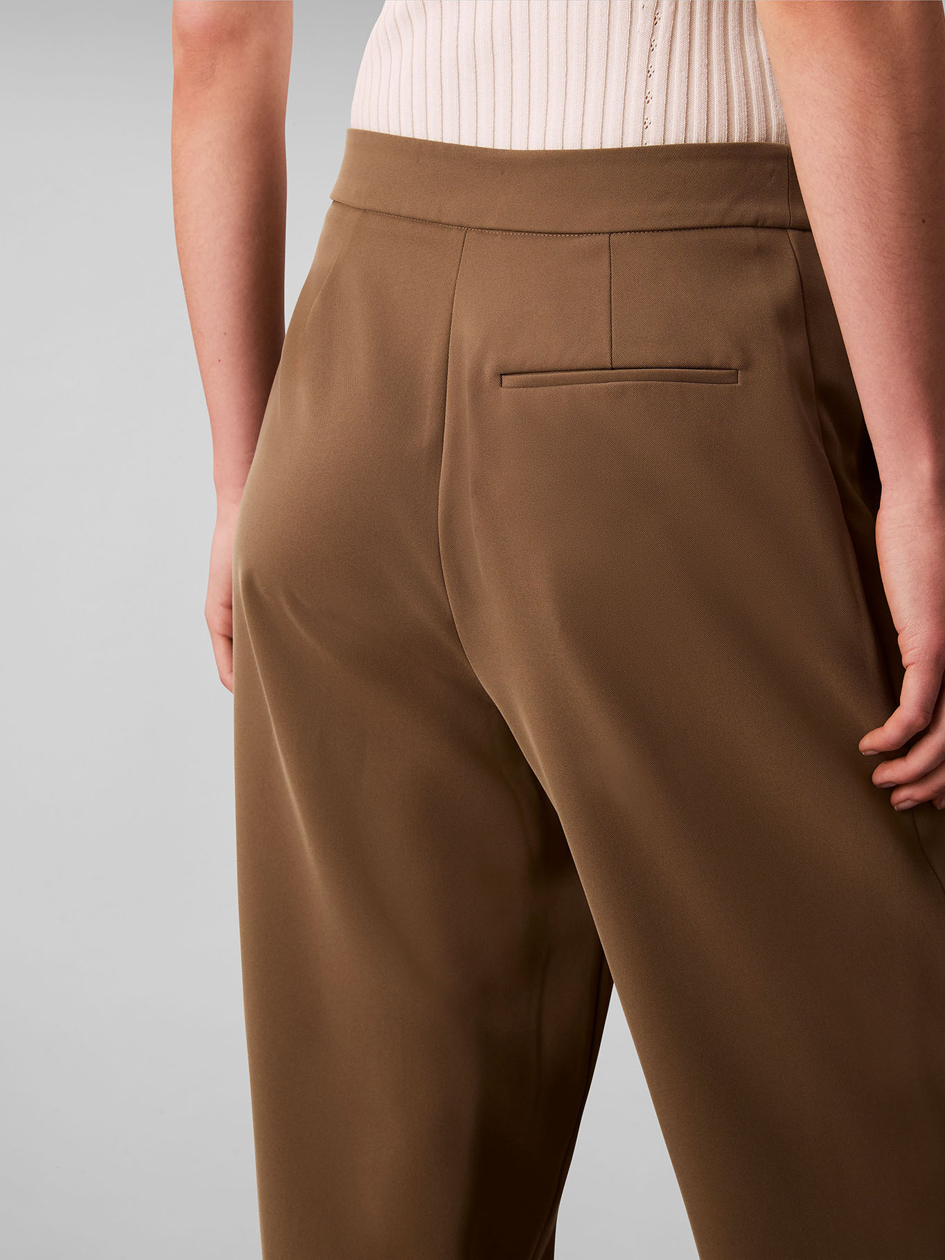 PANTALON RECTO DE SARGA TAILORED - 4