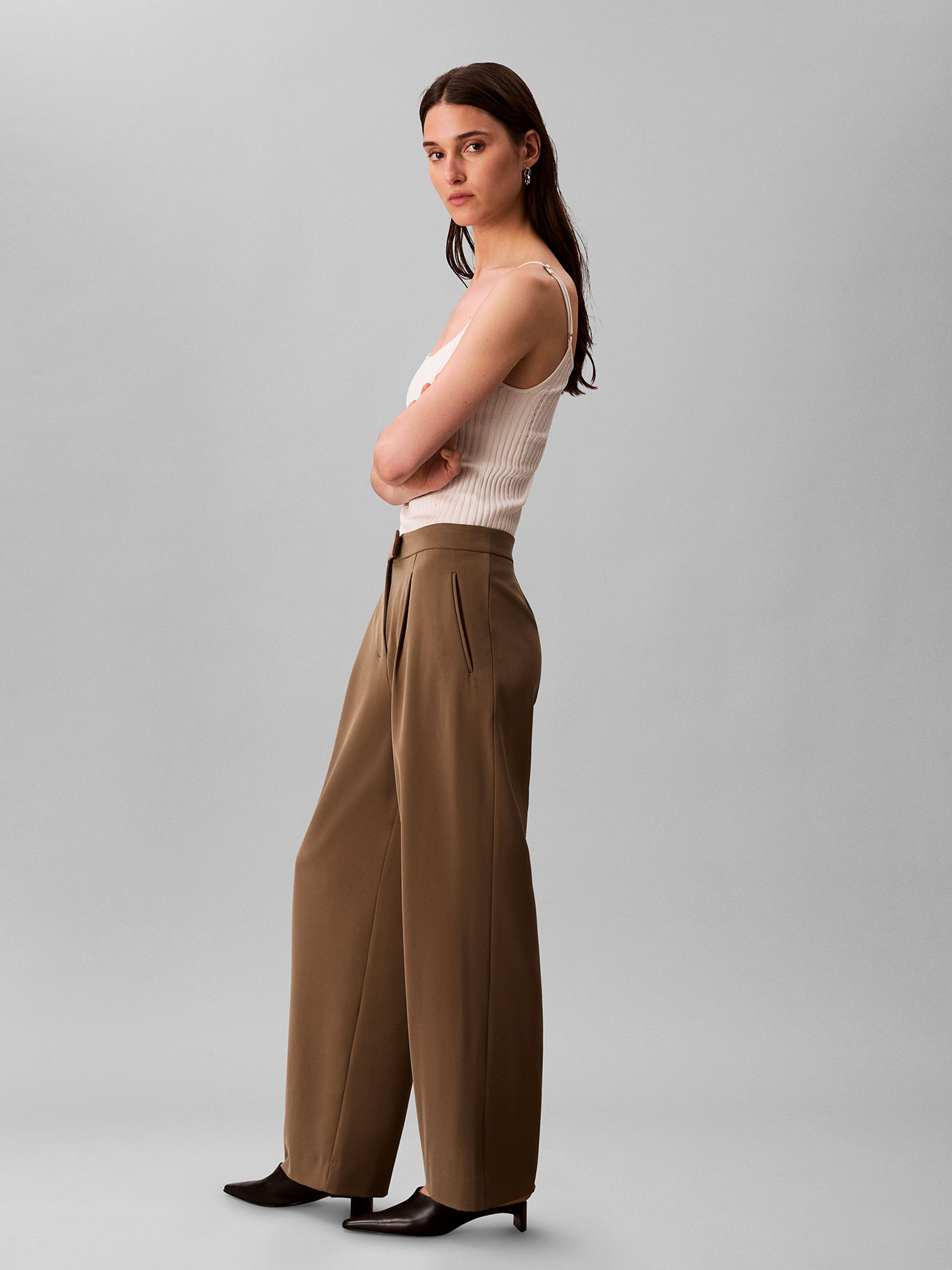 PANTALON RECTO DE SARGA TAILORED - 5