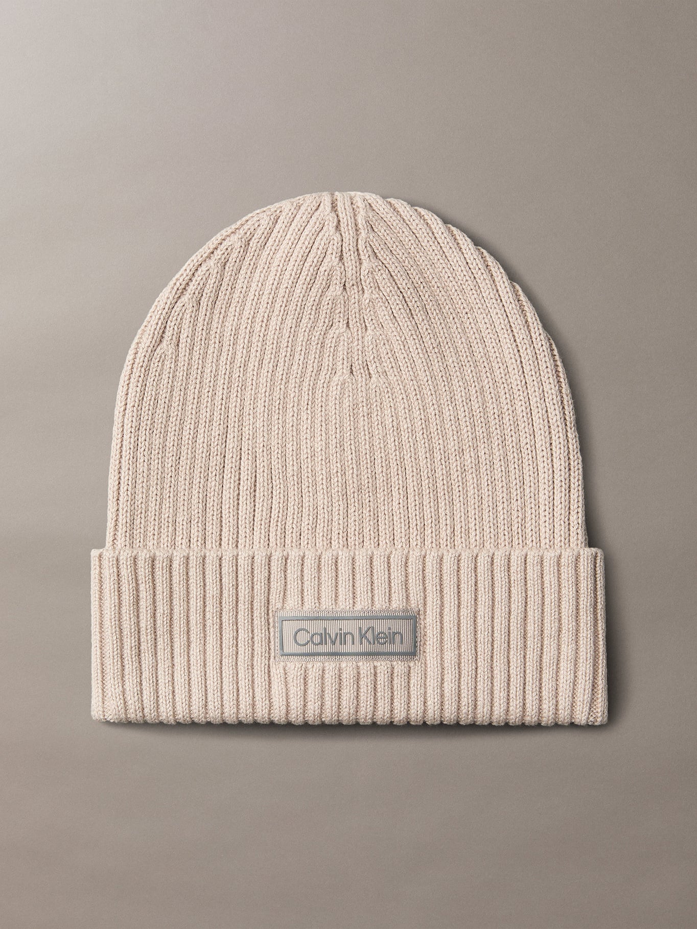 GORRO DE PUNTO DE MEZCLA DE ALGODON Y CACHEMIRA - 1