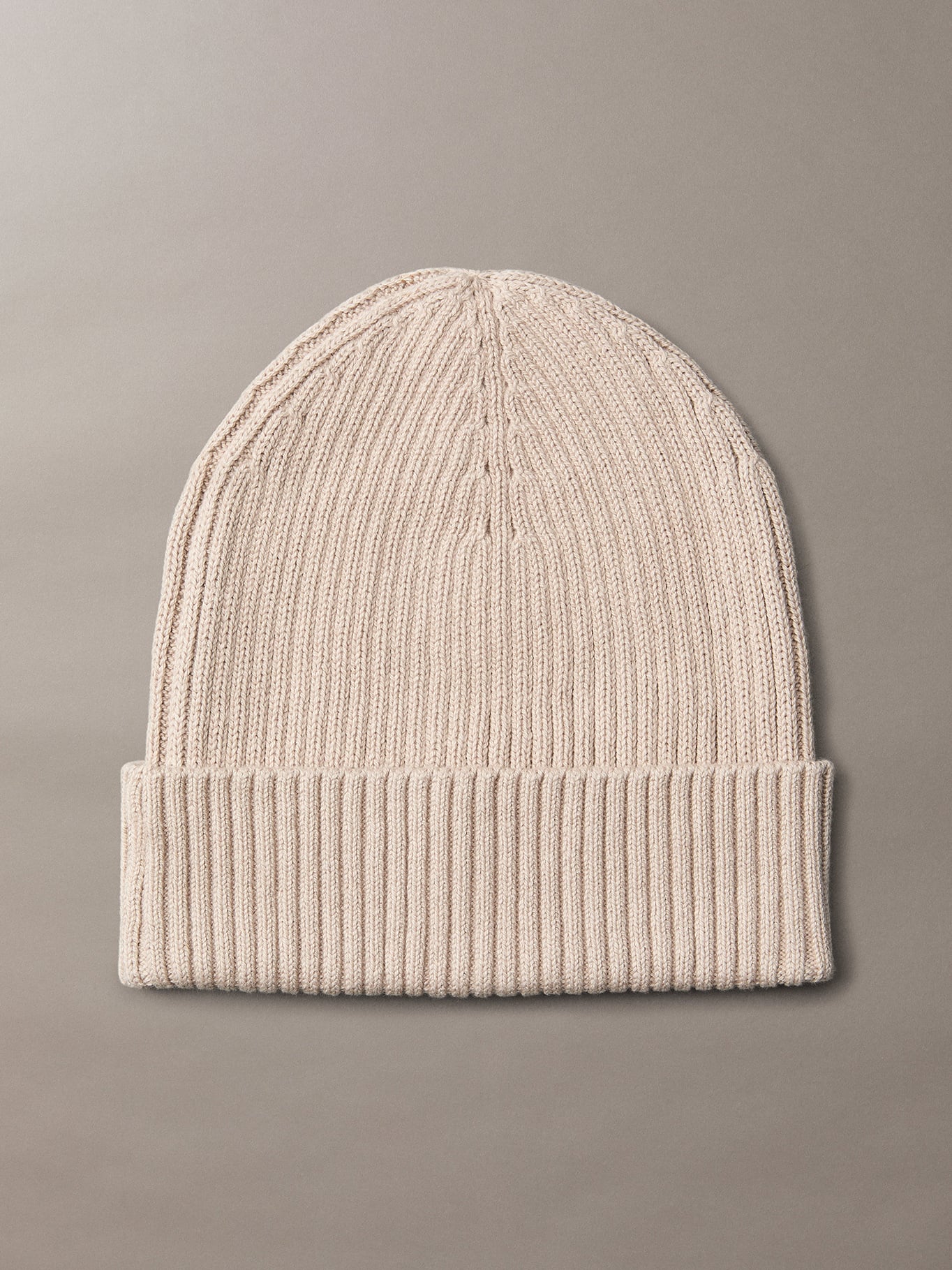 GORRO DE PUNTO DE MEZCLA DE ALGODON Y CACHEMIRA - 2
