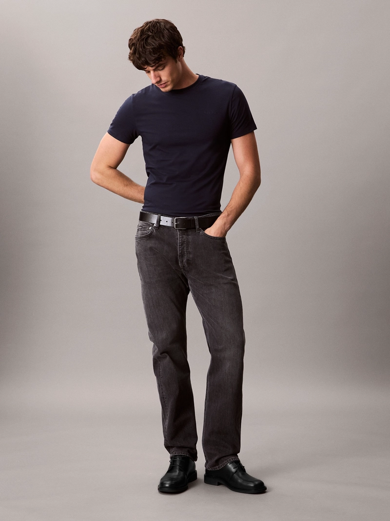 POLERA SLIM DE ALGODON STRECH - 2