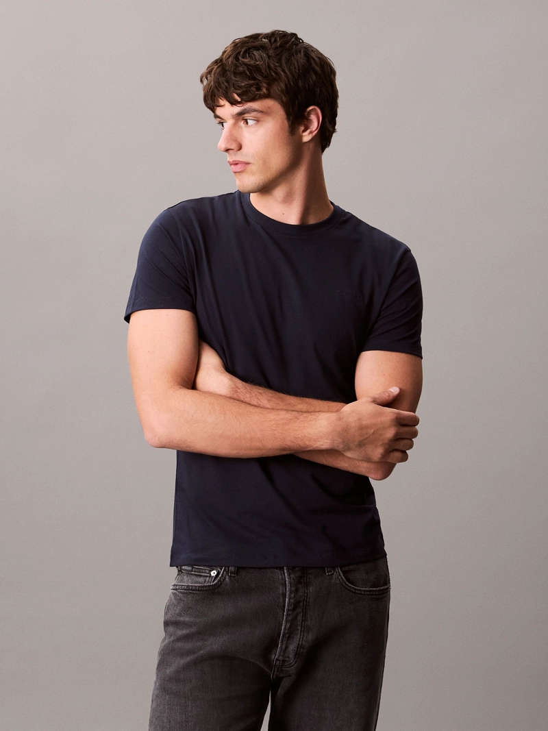 POLERA SLIM DE ALGODON STRECH - 5