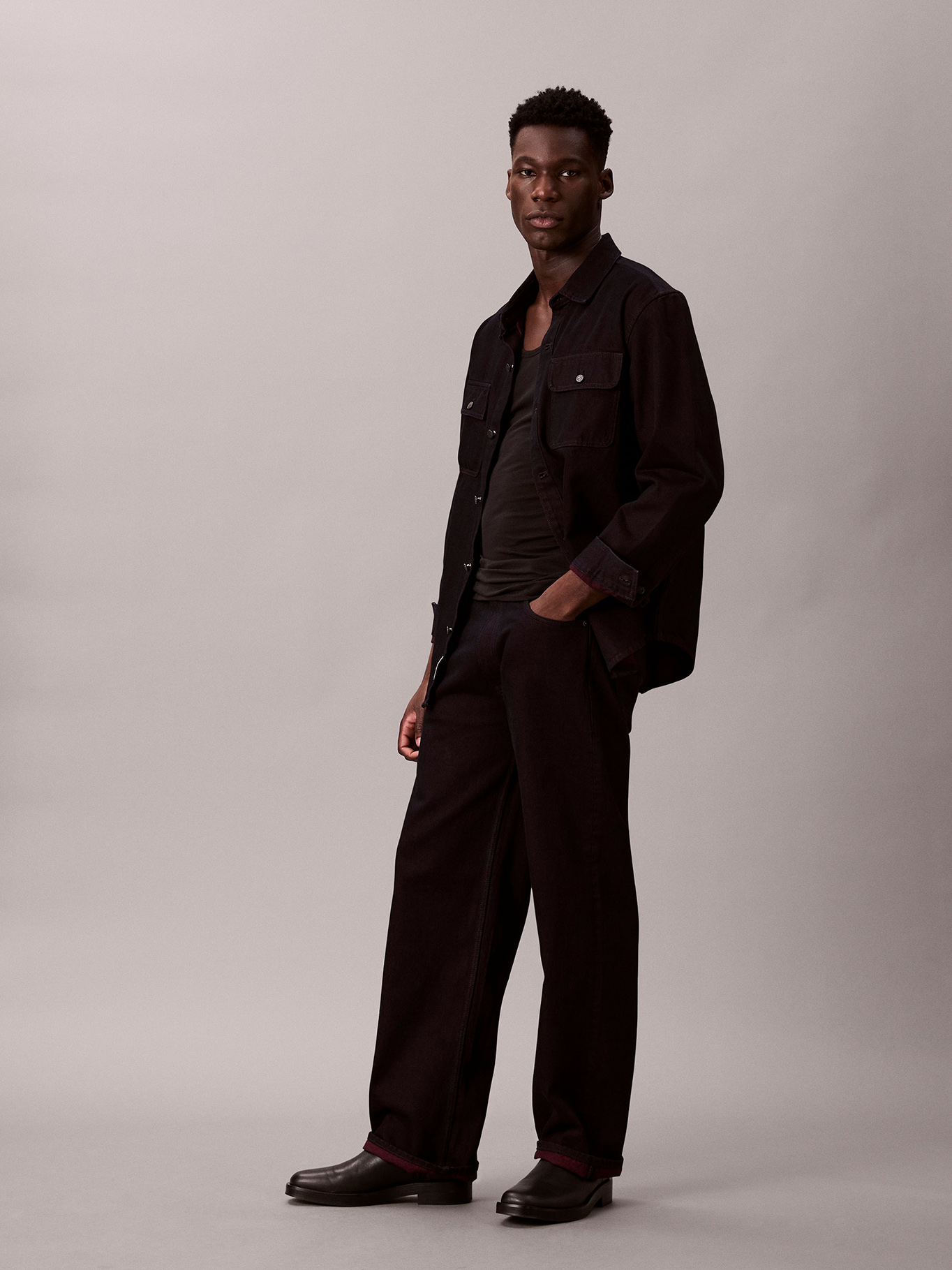 JEANS BAGGY MERLOT - 4