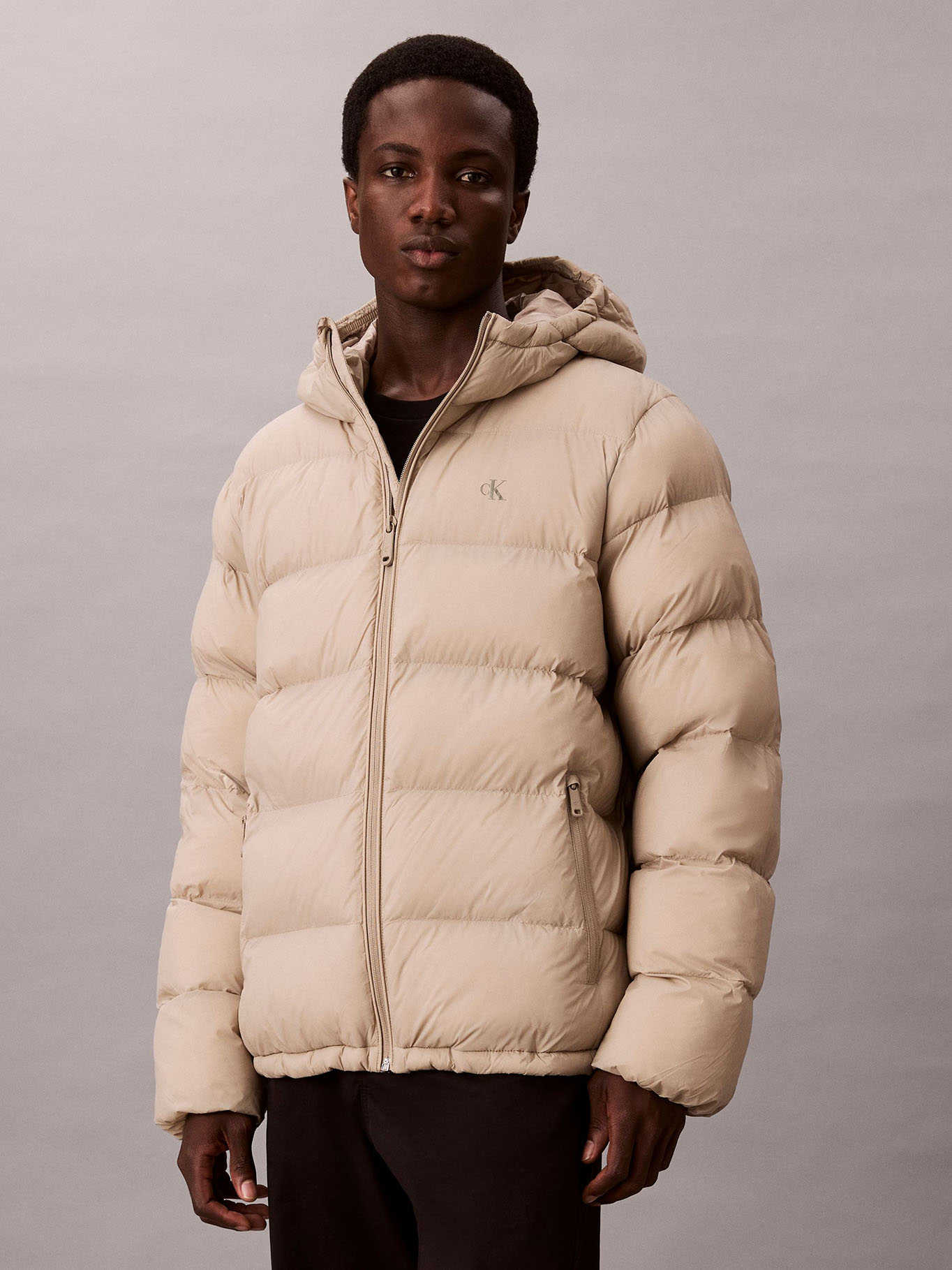 PARKA ACOLCHADA CON GORRO - 1