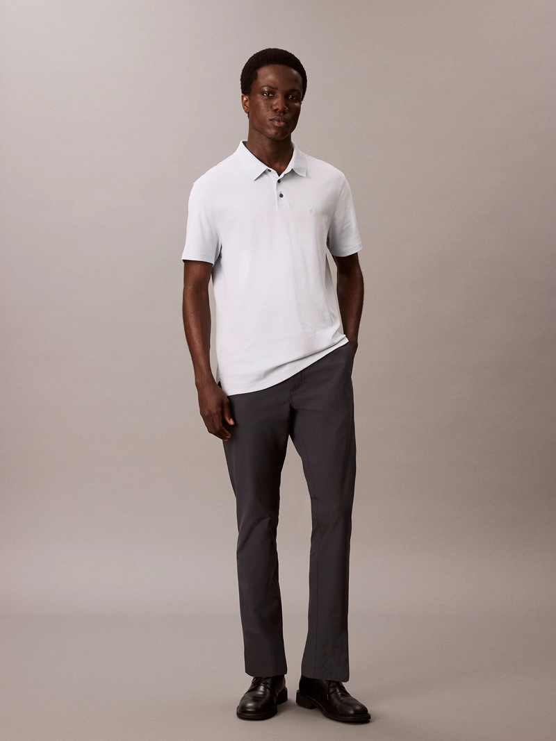 PANTALON SLIM EN TEJIDO TE CNICO ELASTICO - 1