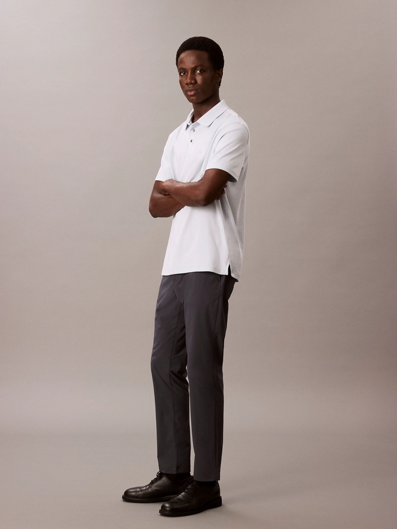 PANTALON SLIM EN TEJIDO TE CNICO ELASTICO - 3