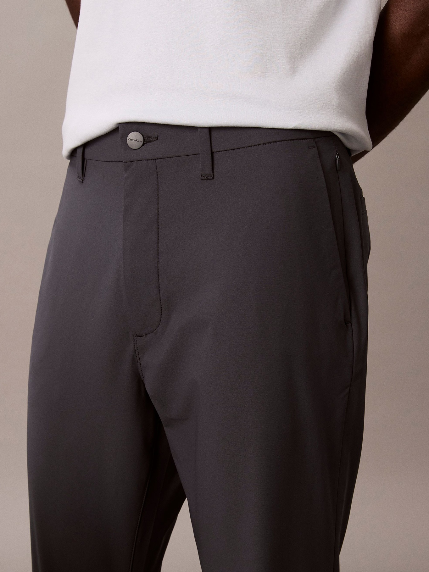 PANTALON SLIM EN TEJIDO TE CNICO ELASTICO - 5