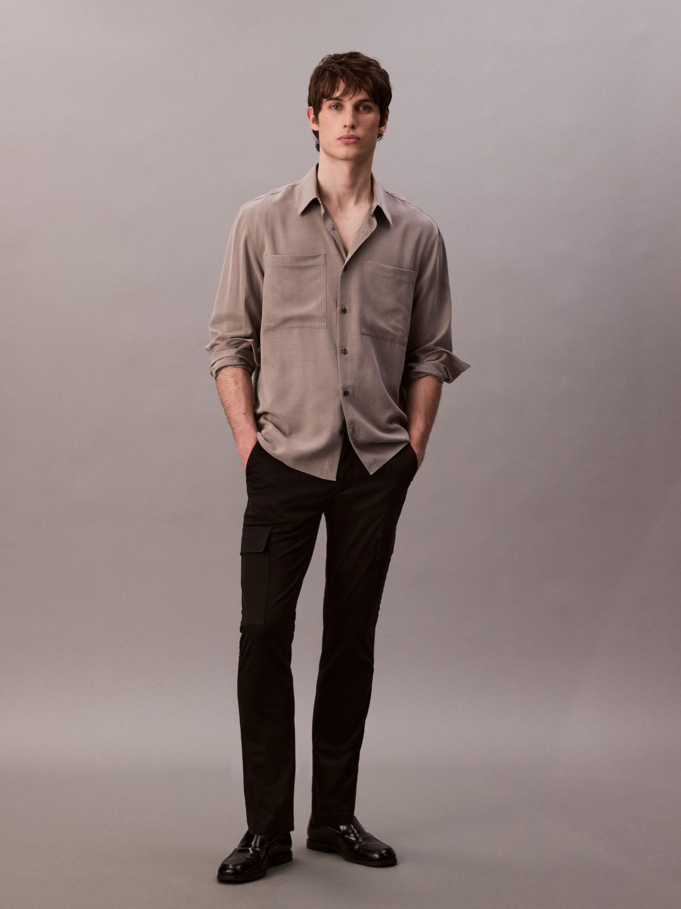PANTALON CARGO SLIM DE ALGODON - 1