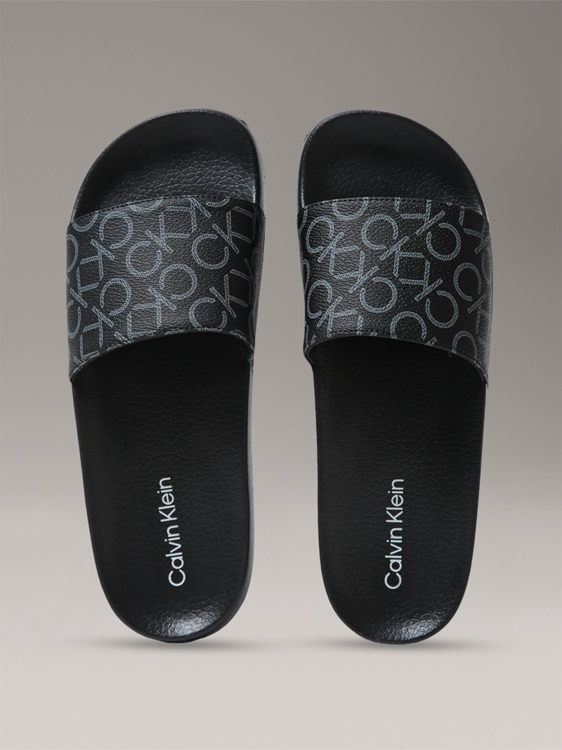 SANDALIAS CON ESTAMPADO DE MONOGRAMA - 3