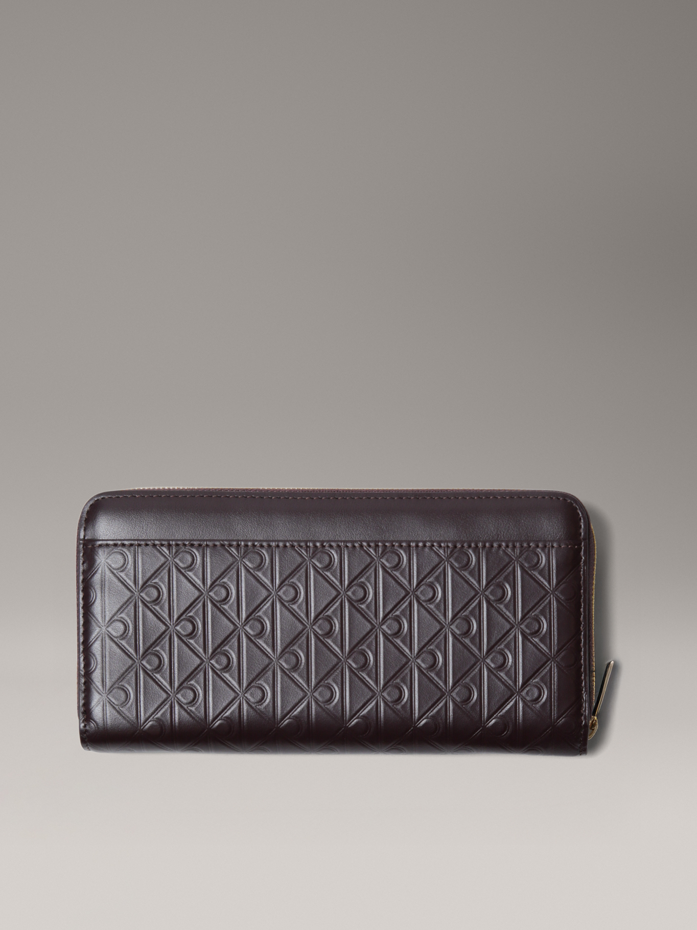 BILLETERA DE CUERO CON TEXTURA DE MONOGRAMA - 2