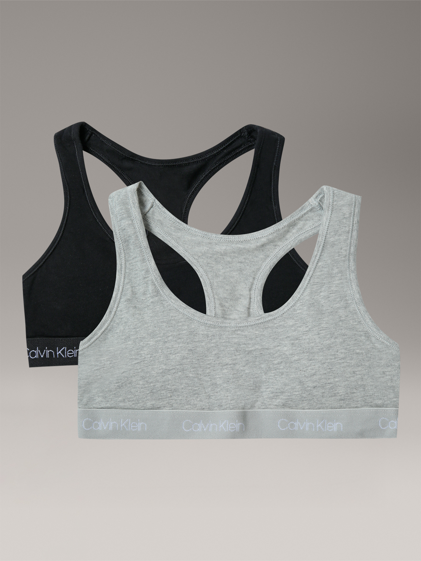 PACK DE 2 BRALETTES CON ESPALDA DEPORTIVA PARA NIÑA - 1