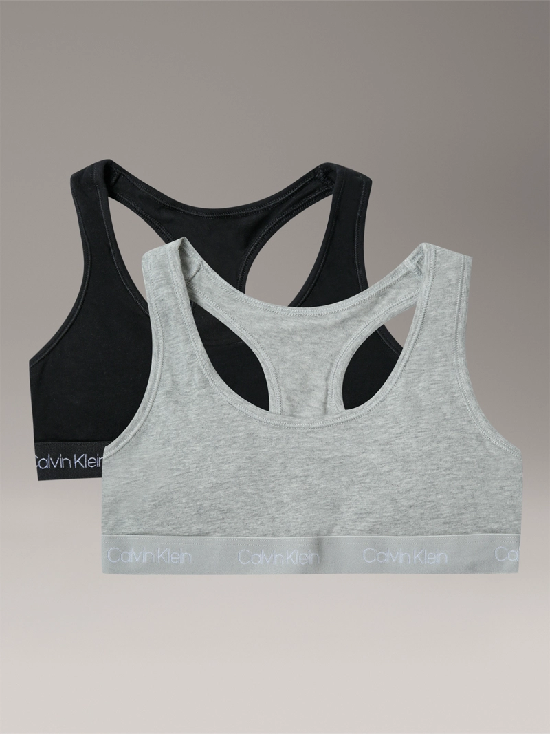 PACK DE 2 BRALETTES CON ESPALDA DEPORTIVA PARA NIÑA - 1