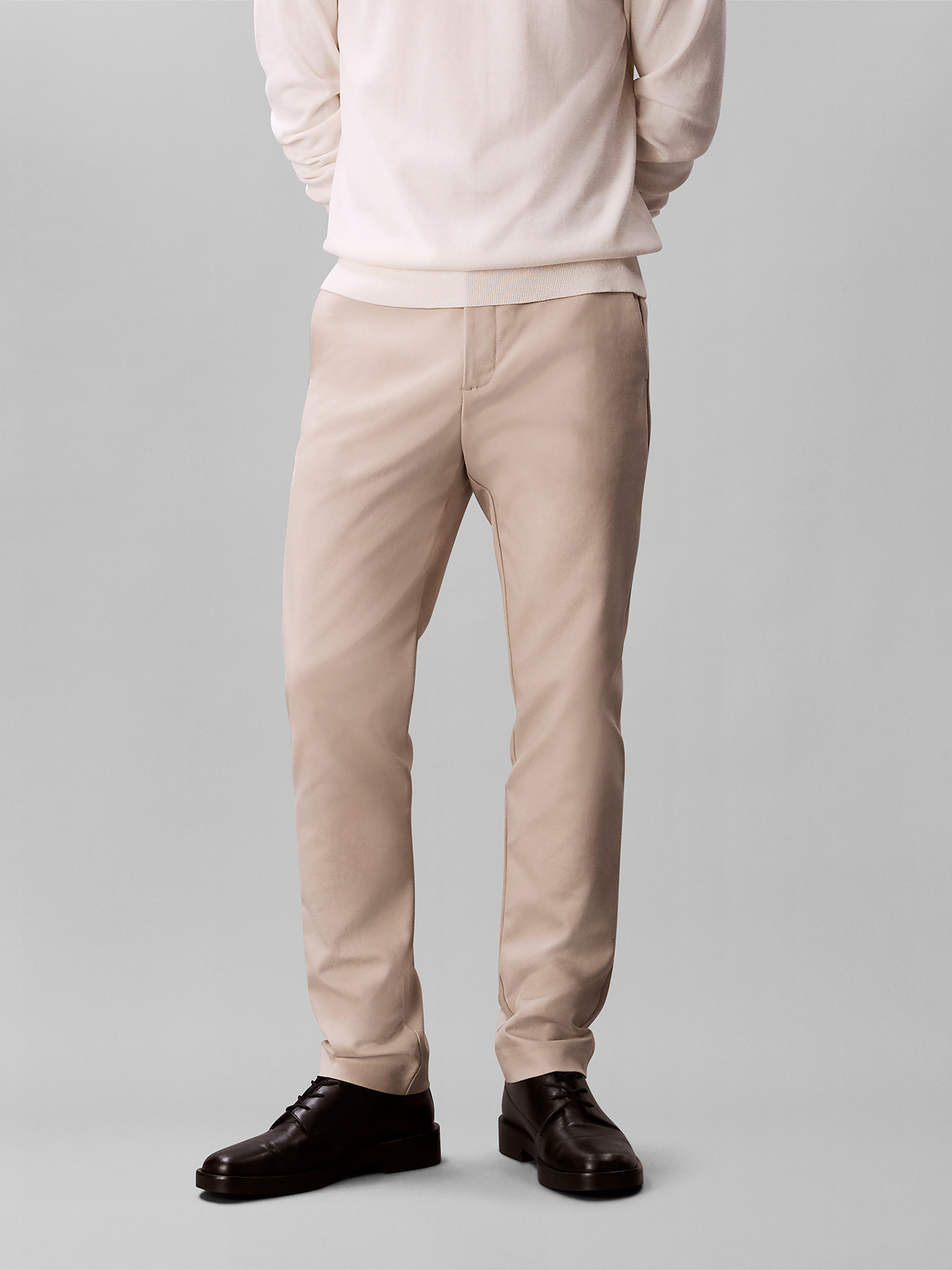PANTALON SLIM EN TEJIDO TE CNICO ELASTICO - 2
