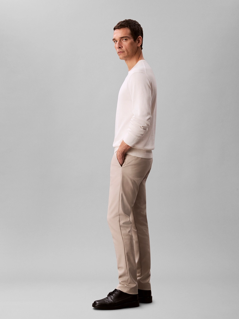 PANTALON SLIM EN TEJIDO TE CNICO ELASTICO - 4