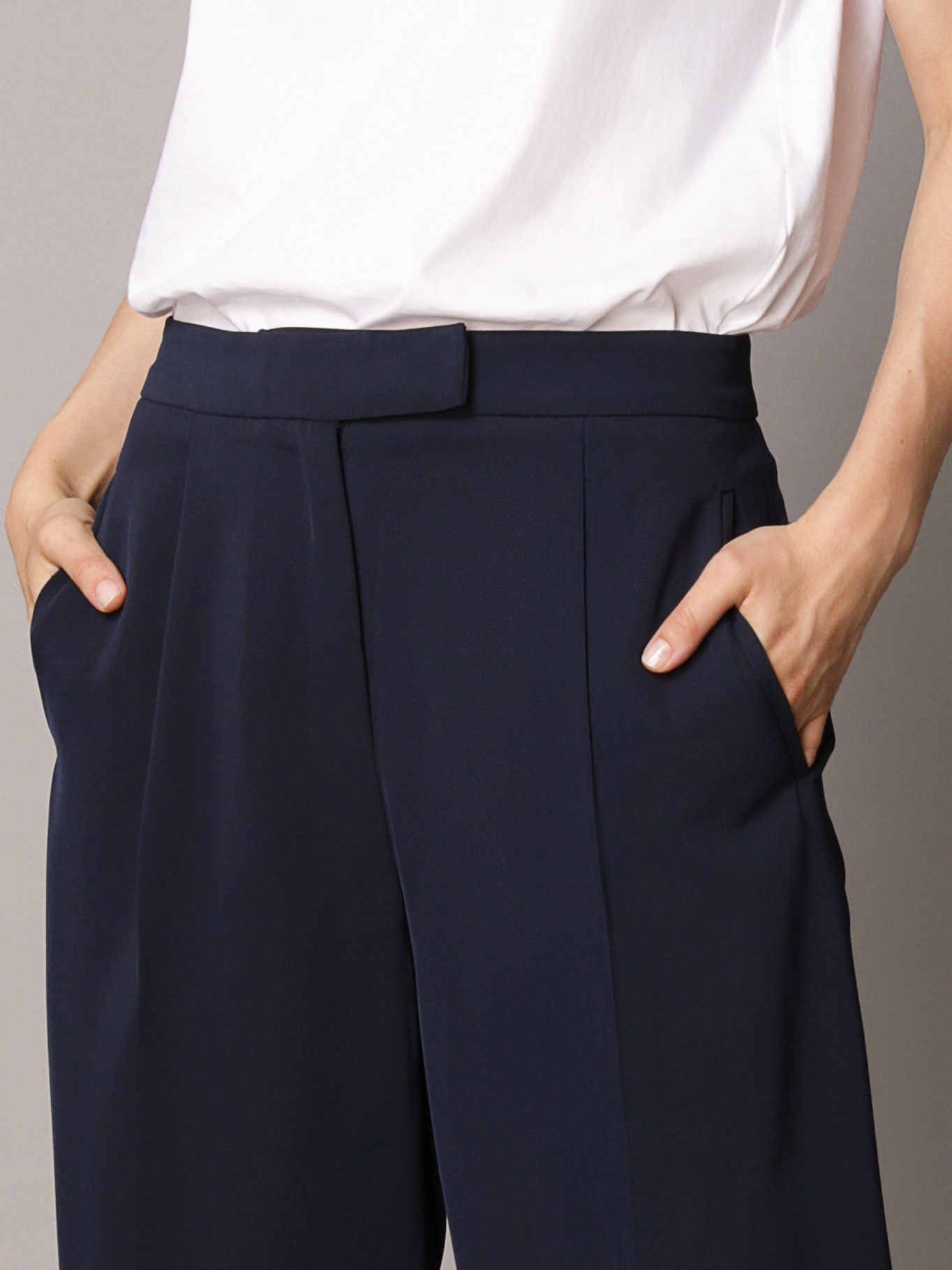 PANTALON RECTO DE SARGA TAILORED - 3