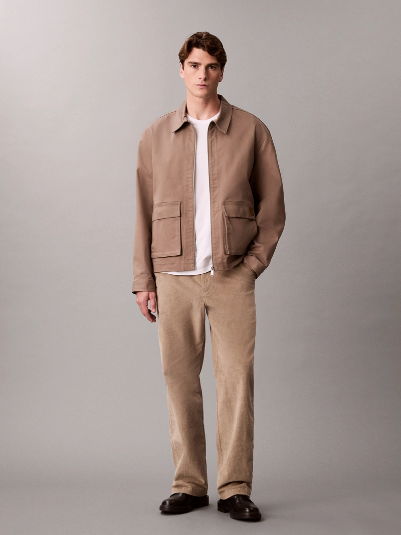 PANTALON RECTO DE PANA ESTILO 90S - 1