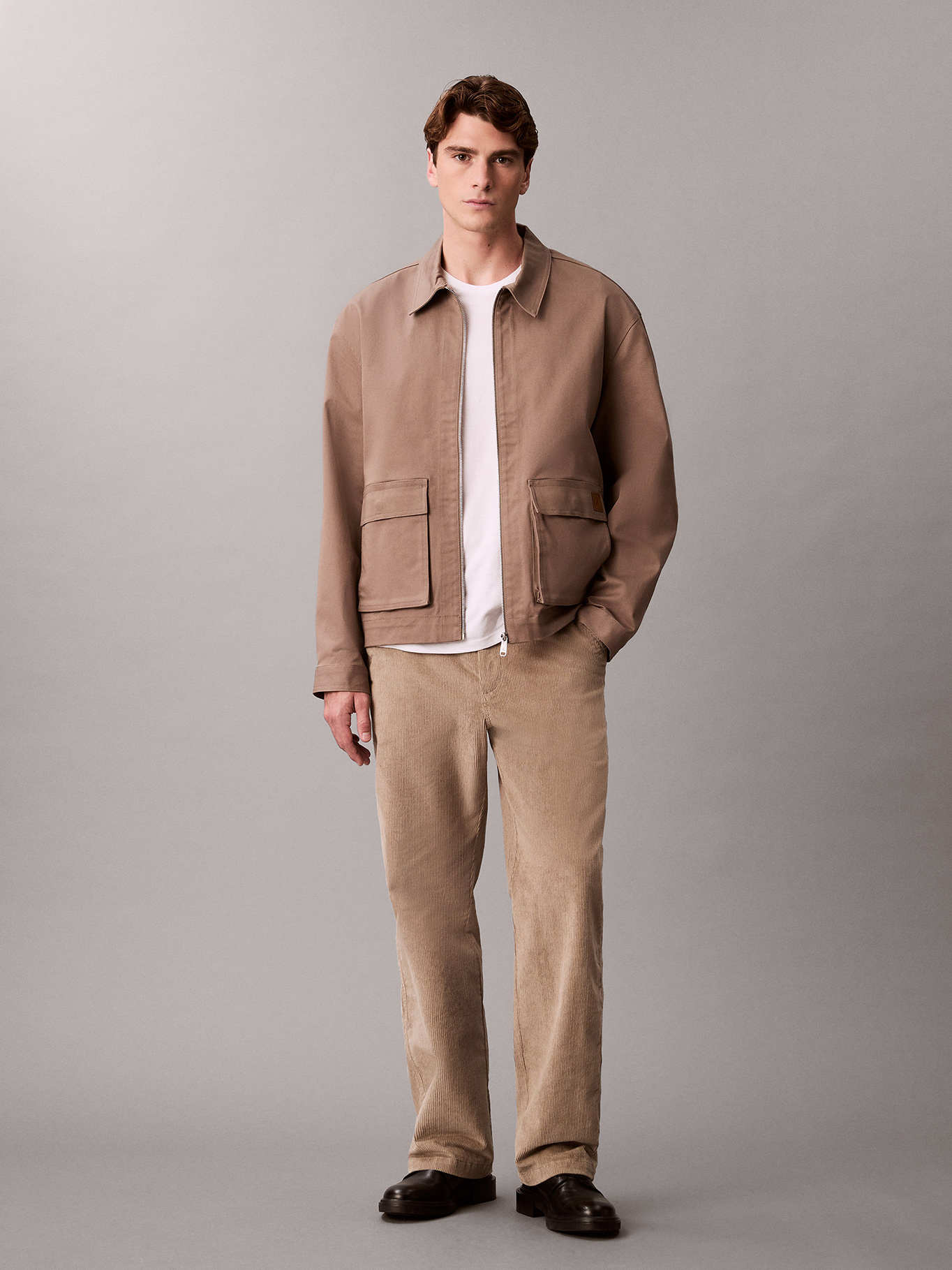 PANTALON RECTO DE PANA ESTILO 90S - 1