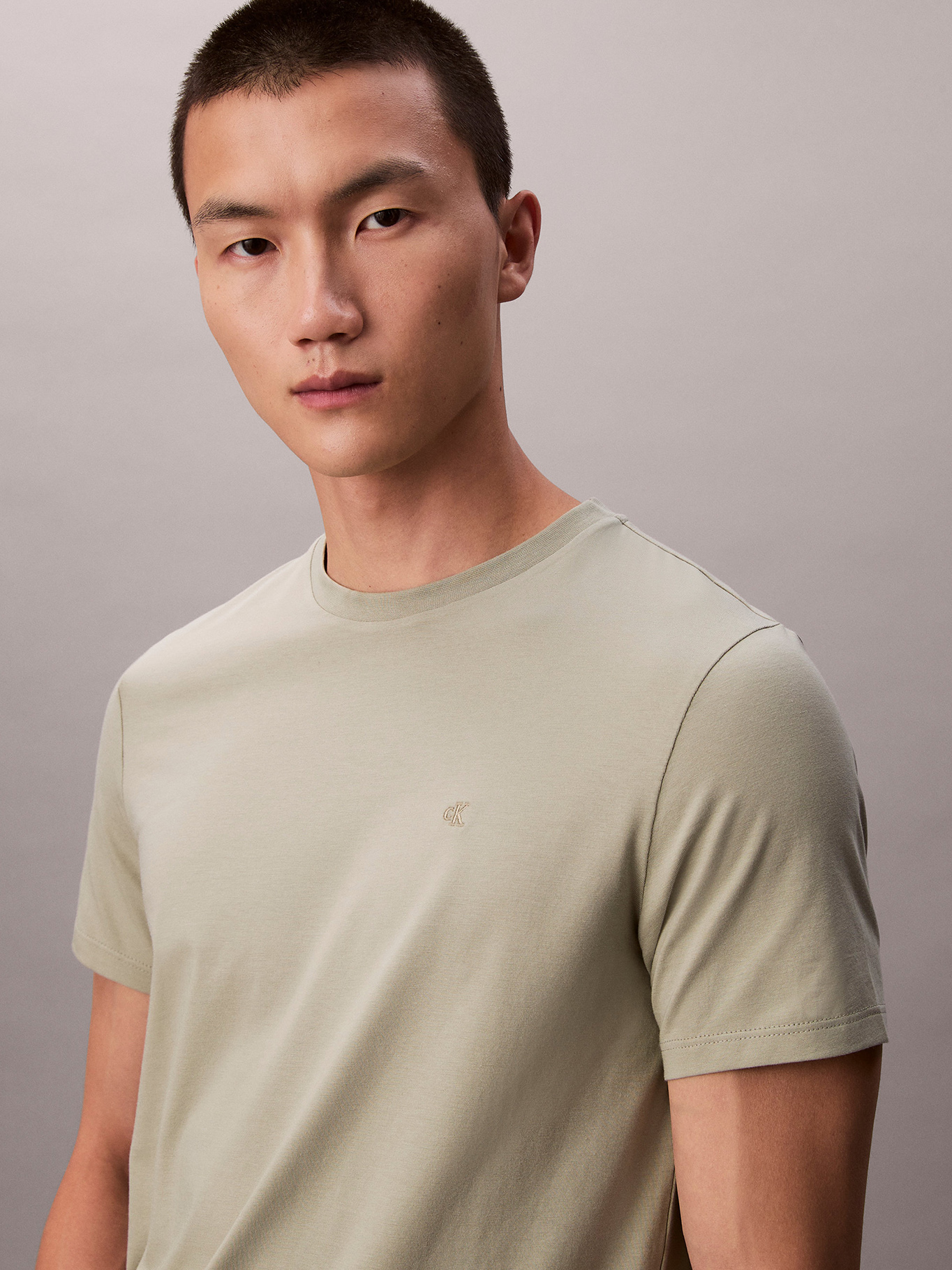 POLERA SLIM DE MANGA CORTA - 5