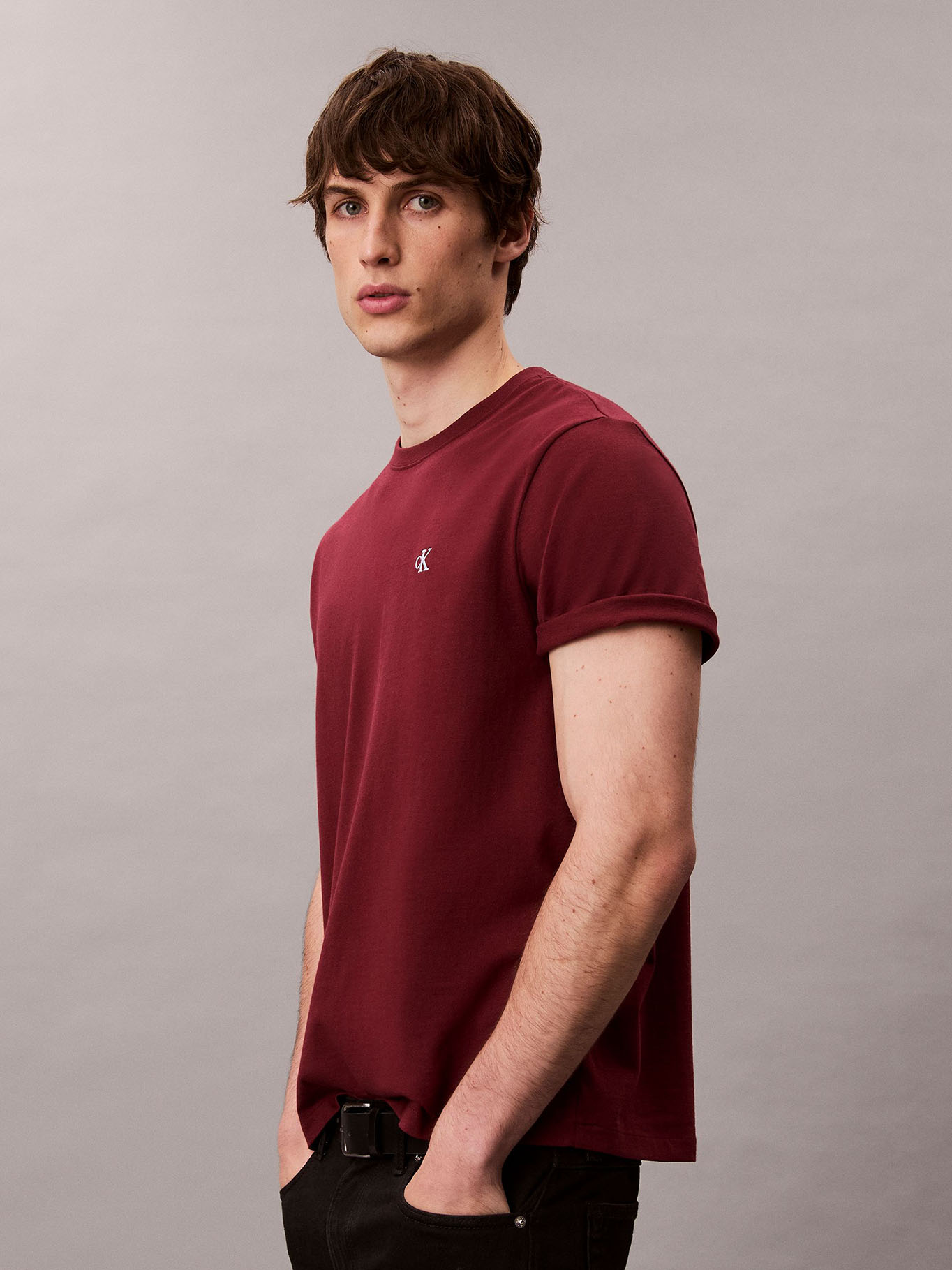 POLERA REGULAR CON MONOGRAMA BORDADO - 4