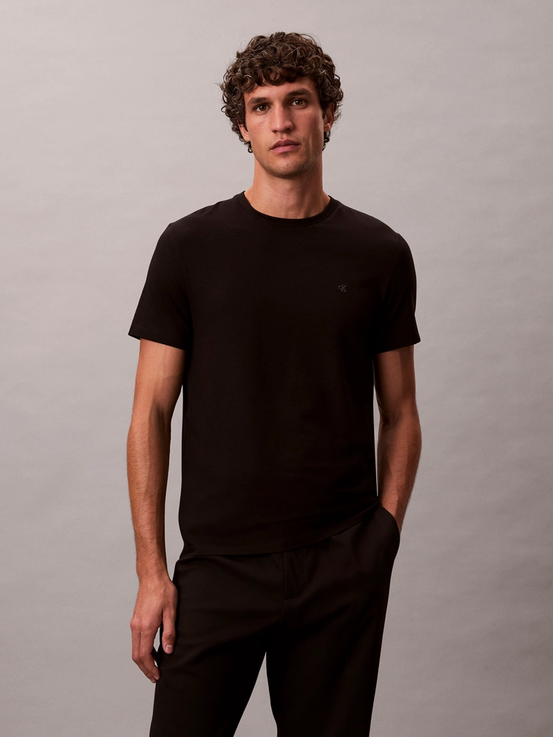 POLERA SLIM DE ALGODON STRECH - 1