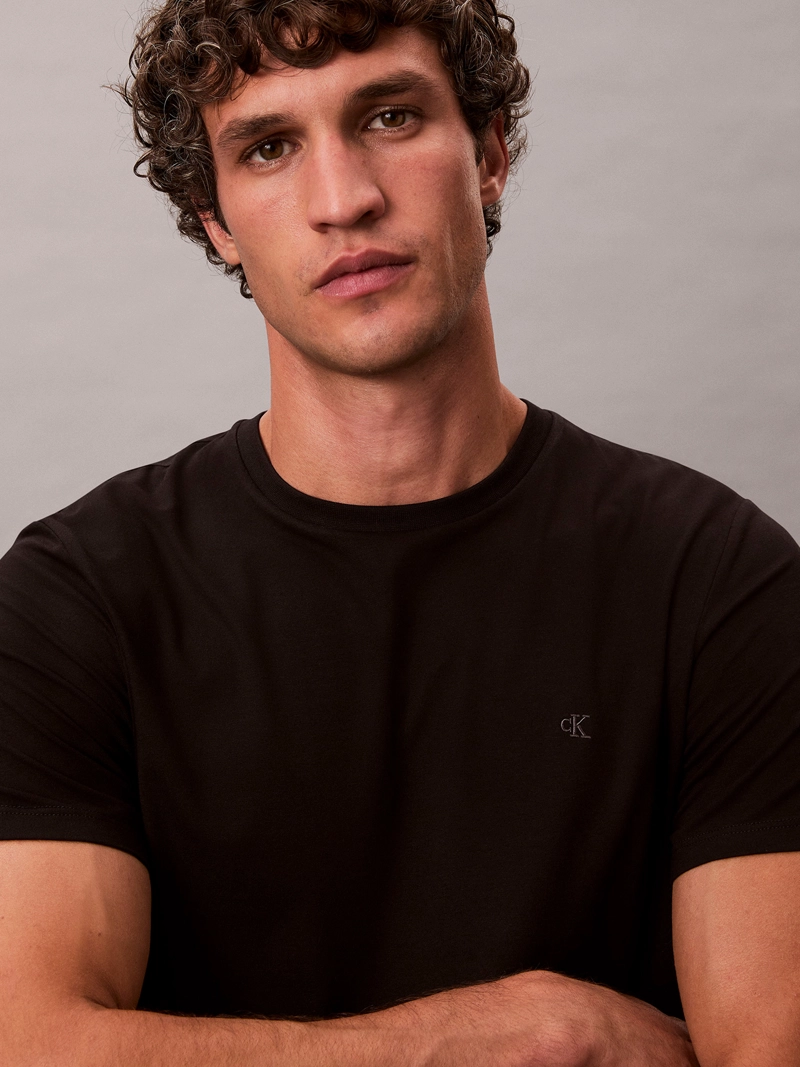 POLERA SLIM DE ALGODON STRECH - 3