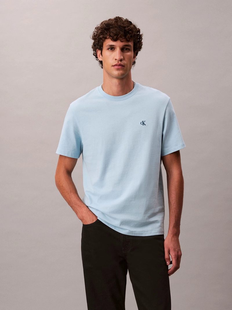 POLERA REGULAR CON MONOGRAMA BORDADO - 1