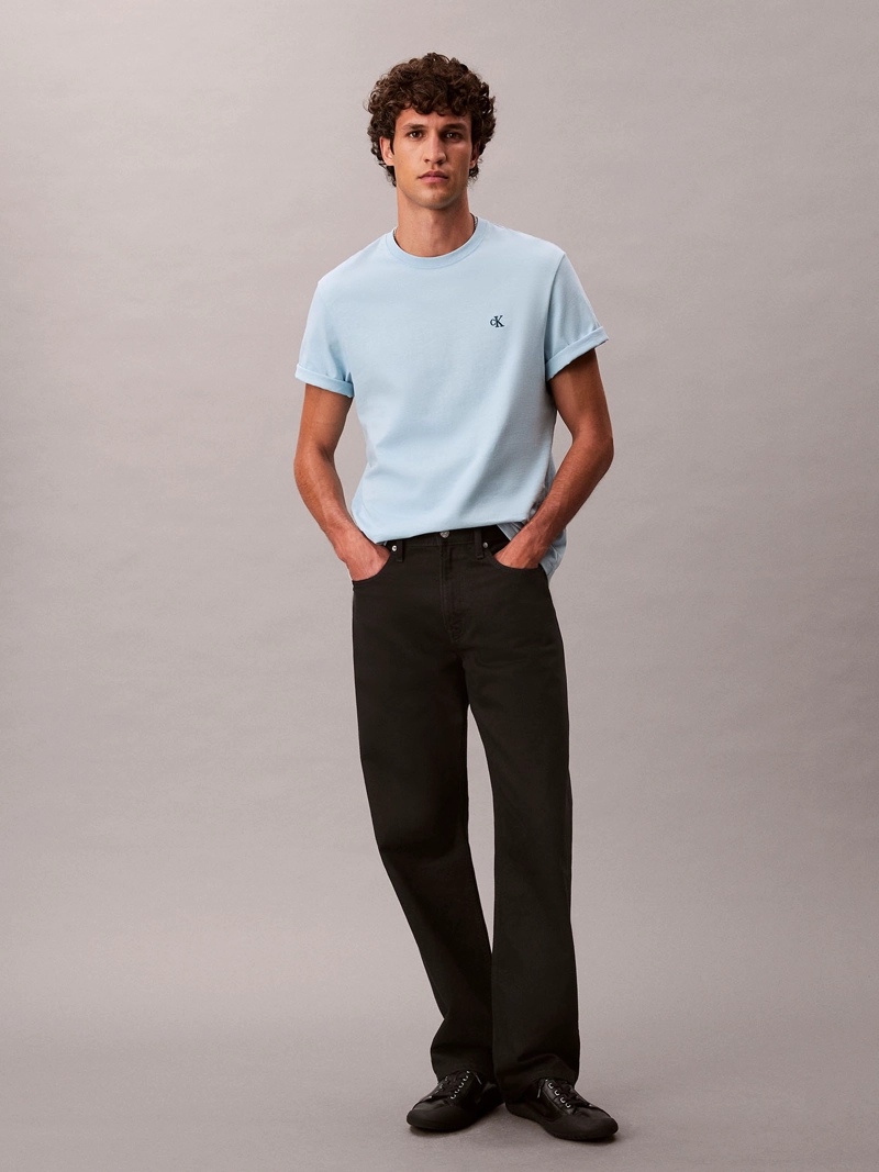 POLERA REGULAR CON MONOGRAMA BORDADO - 2
