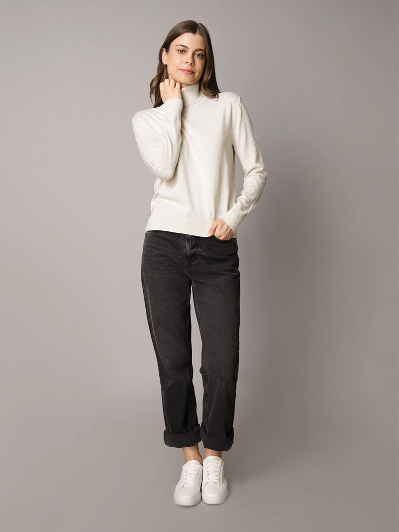 SWEATER DE CUELLO ALTO DE LANA MERINO - 2