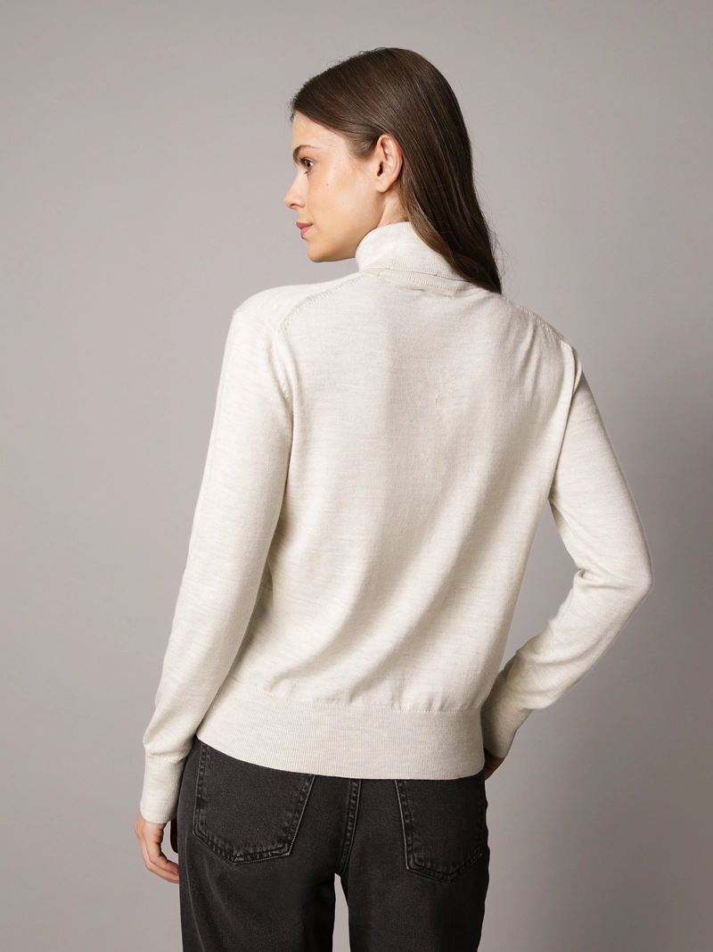 SWEATER DE CUELLO ALTO DE LANA MERINO - 3