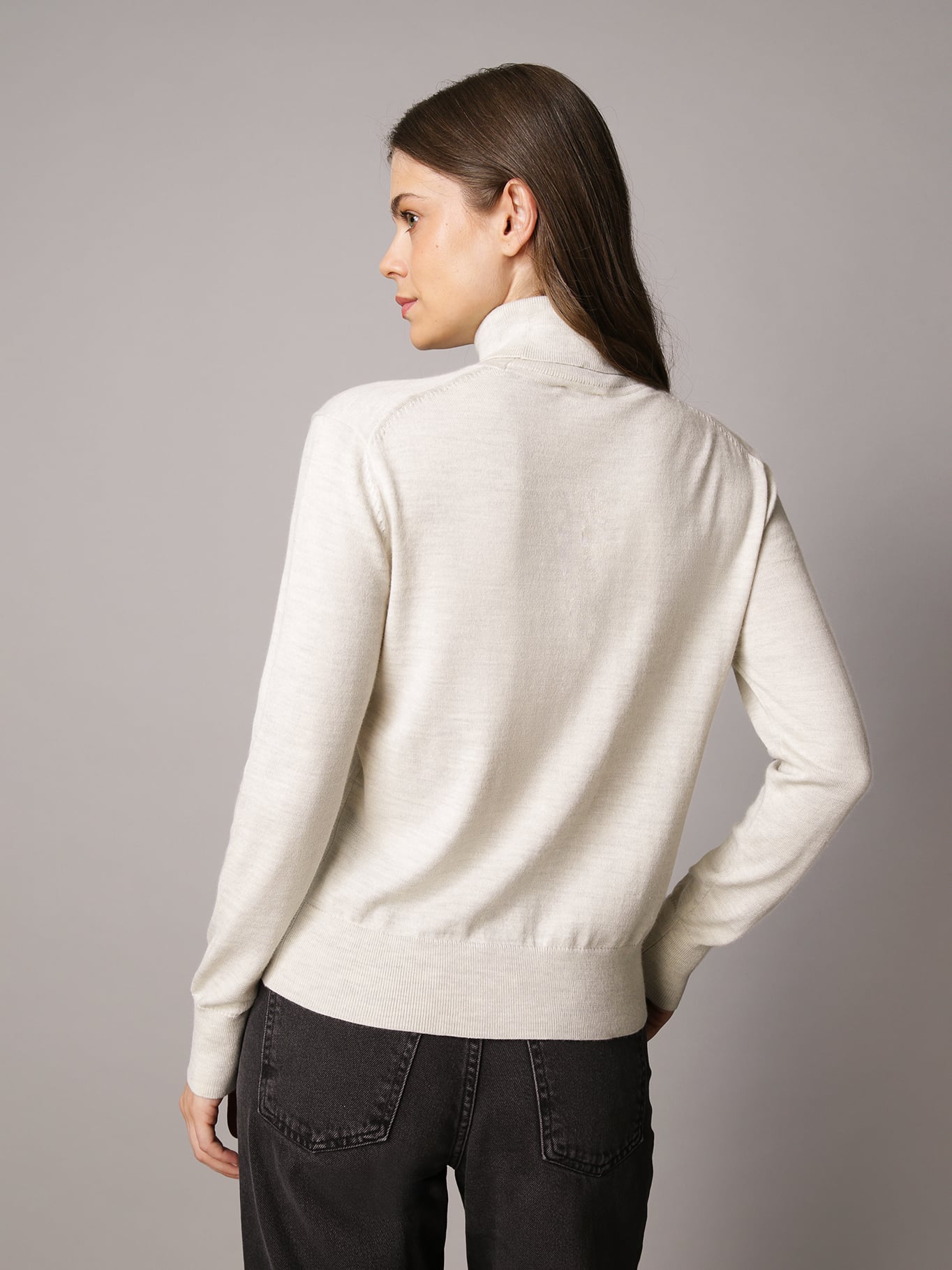 SWEATER DE CUELLO ALTO DE LANA MERINO - 3