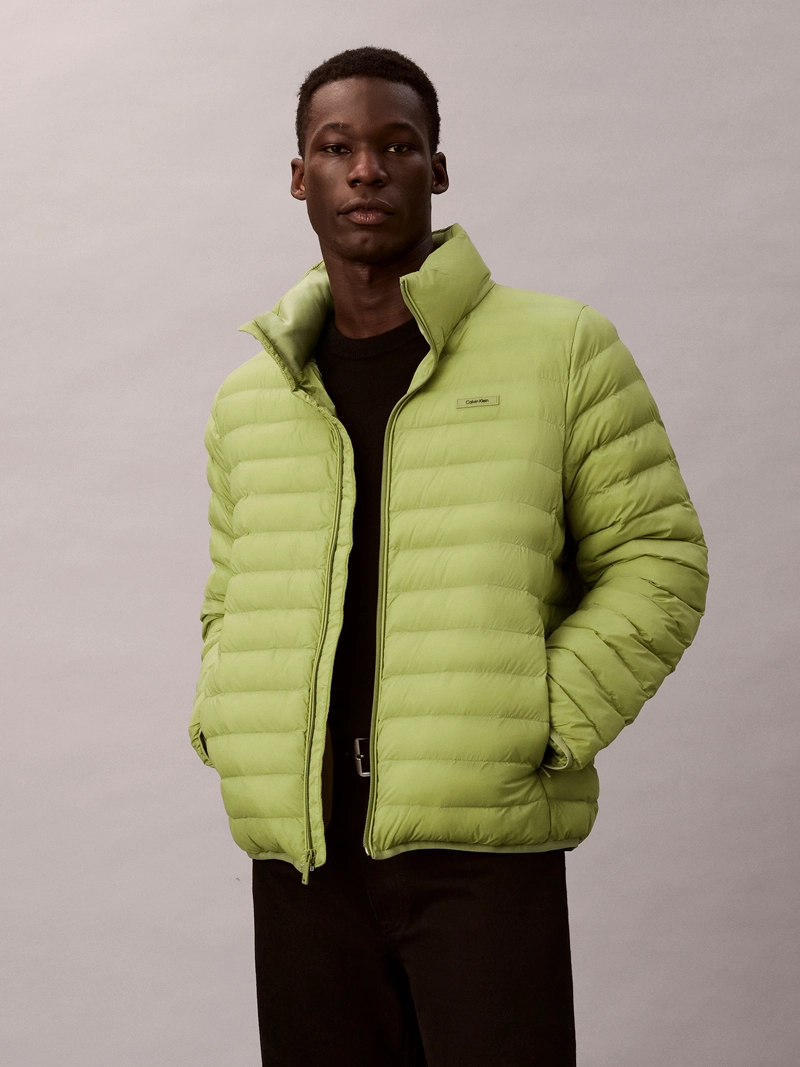 PARKA PUFFER LIGERA DE NAILON - 1