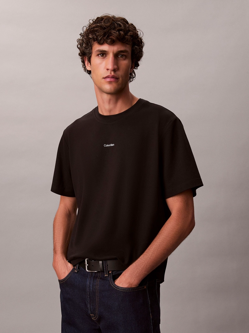 POLERA STRETCH CON LOGO NANO - 1