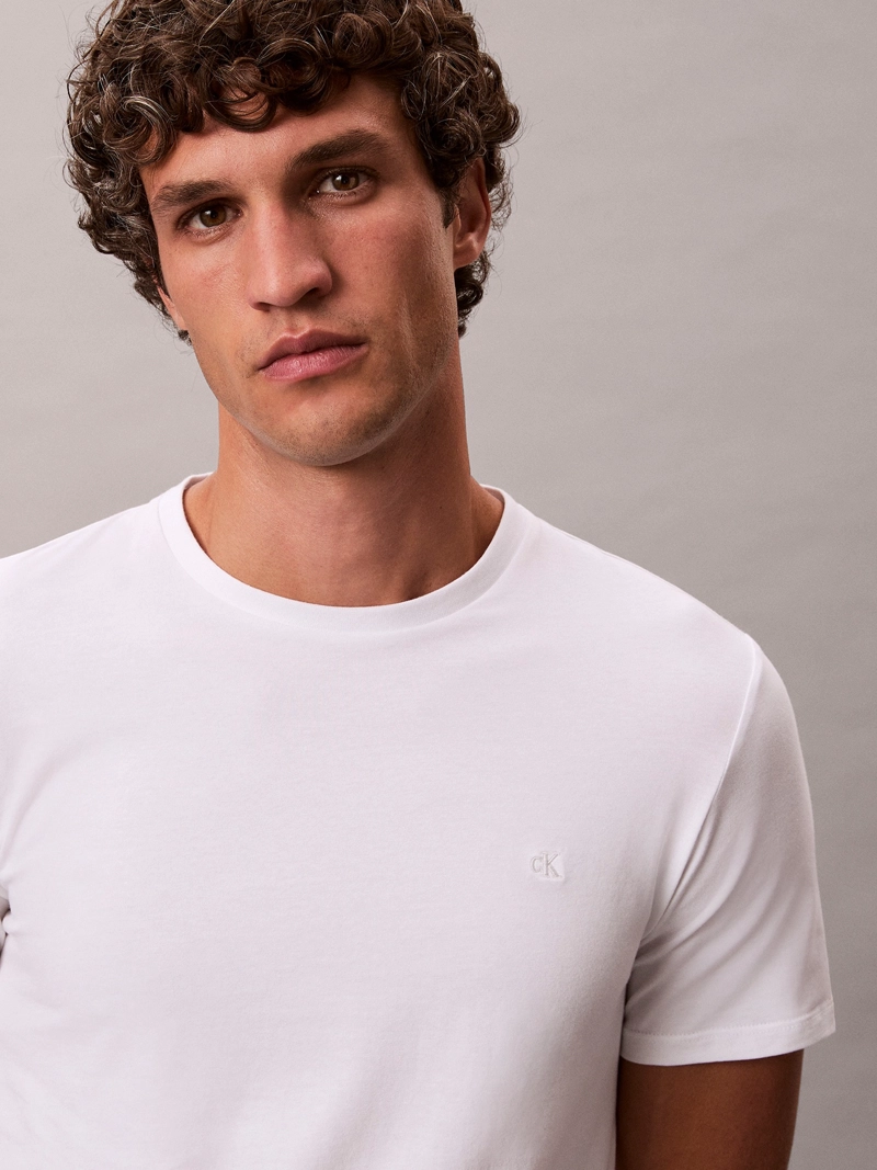 POLERA SLIM DE ALGODON STRECH - 5