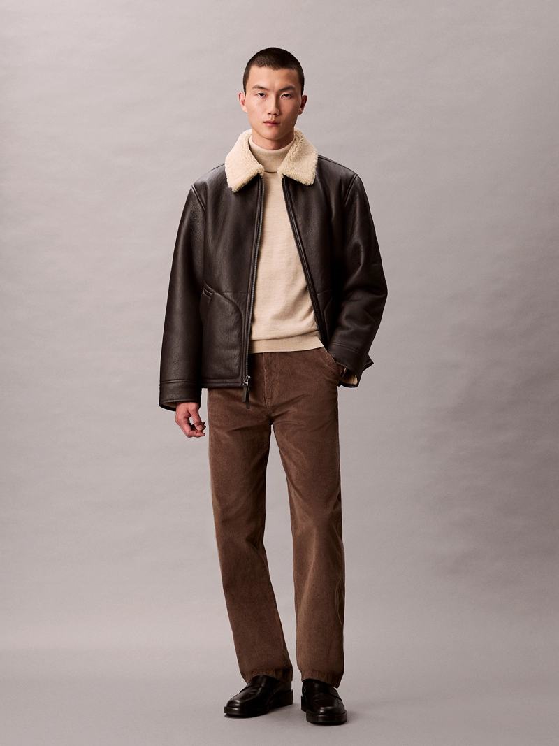 PANTALON RECTO DE PANA ESTILO 90S - 1