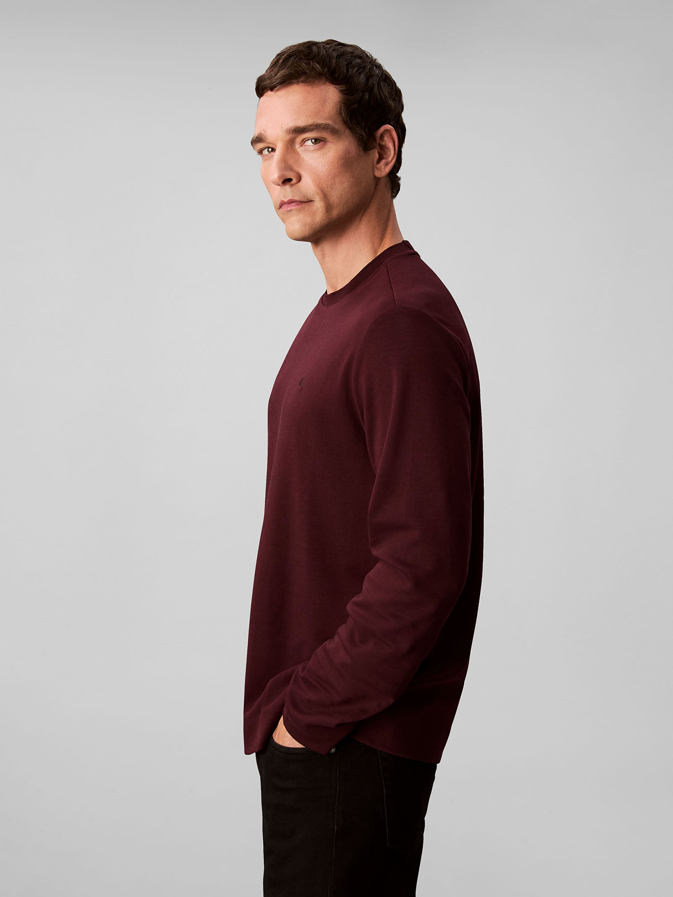 POLERA DE ALGODON PREMIUM EN TEJIDO INTERLOCK - 4