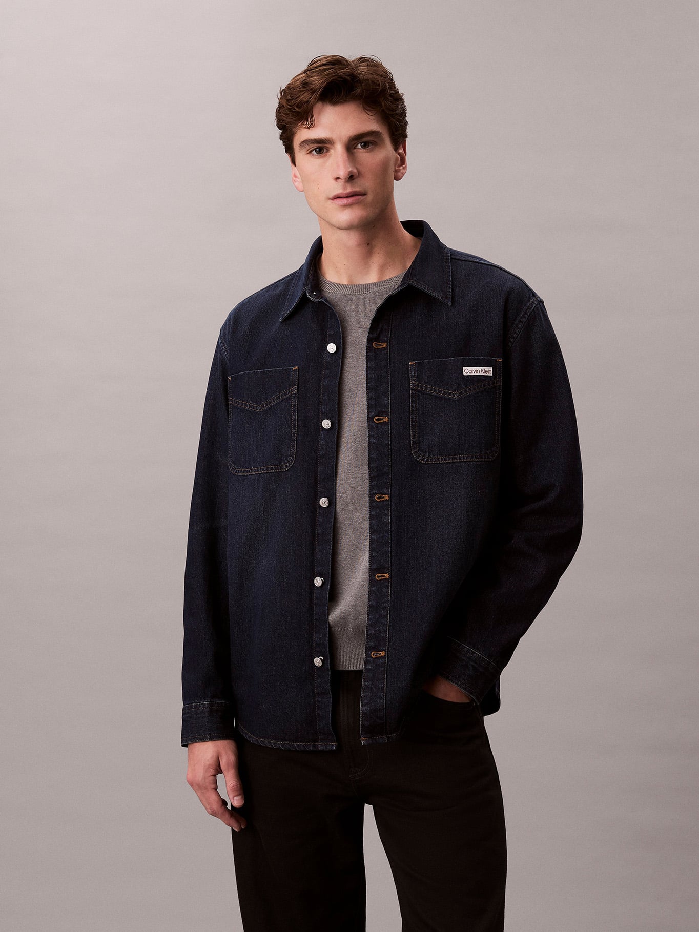 SOBRECAMISA DENIM ESTILO 90S - 1