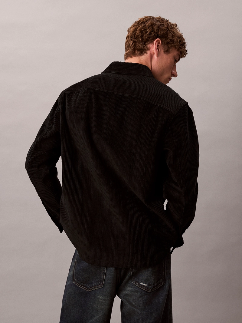 CAMISA EN PANA CON BOLSILLOS - 3