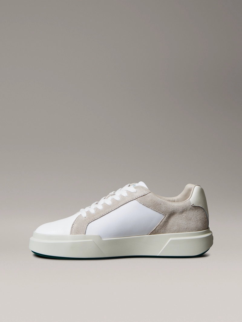 ZAPATILLAS DE CUERO CON SUELA GRUESA - 5
