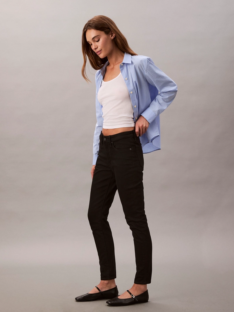 JEANS SKINNY CLASSIC DE TALLE MEDIO - 5