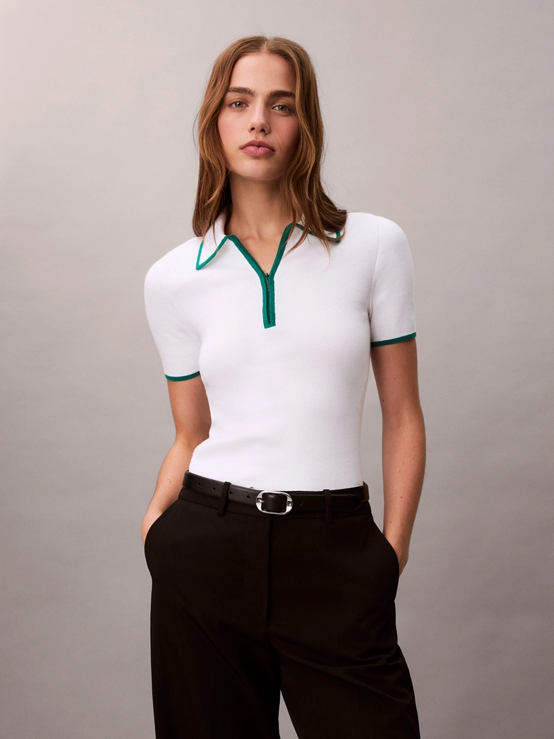 POLO CON BORDES EN CONTRASTE - 1