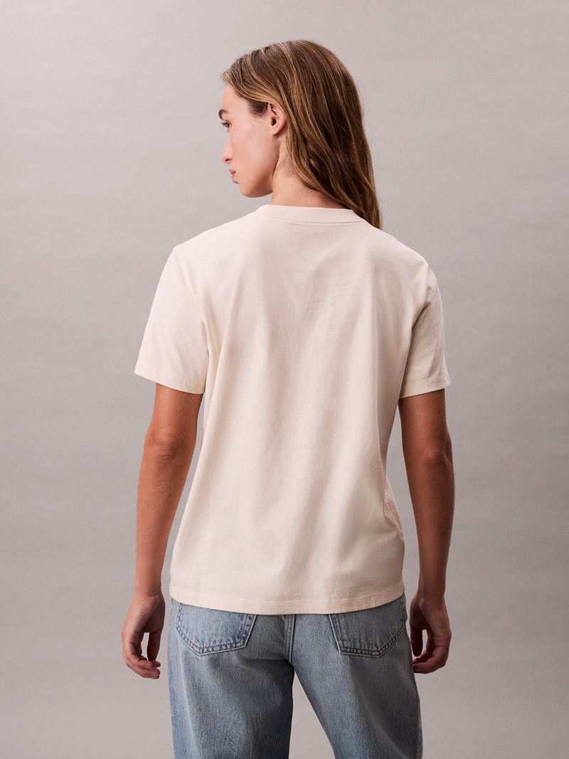 POLERA CLASICA CON MONOGRAMA ESTAMPADO - 3