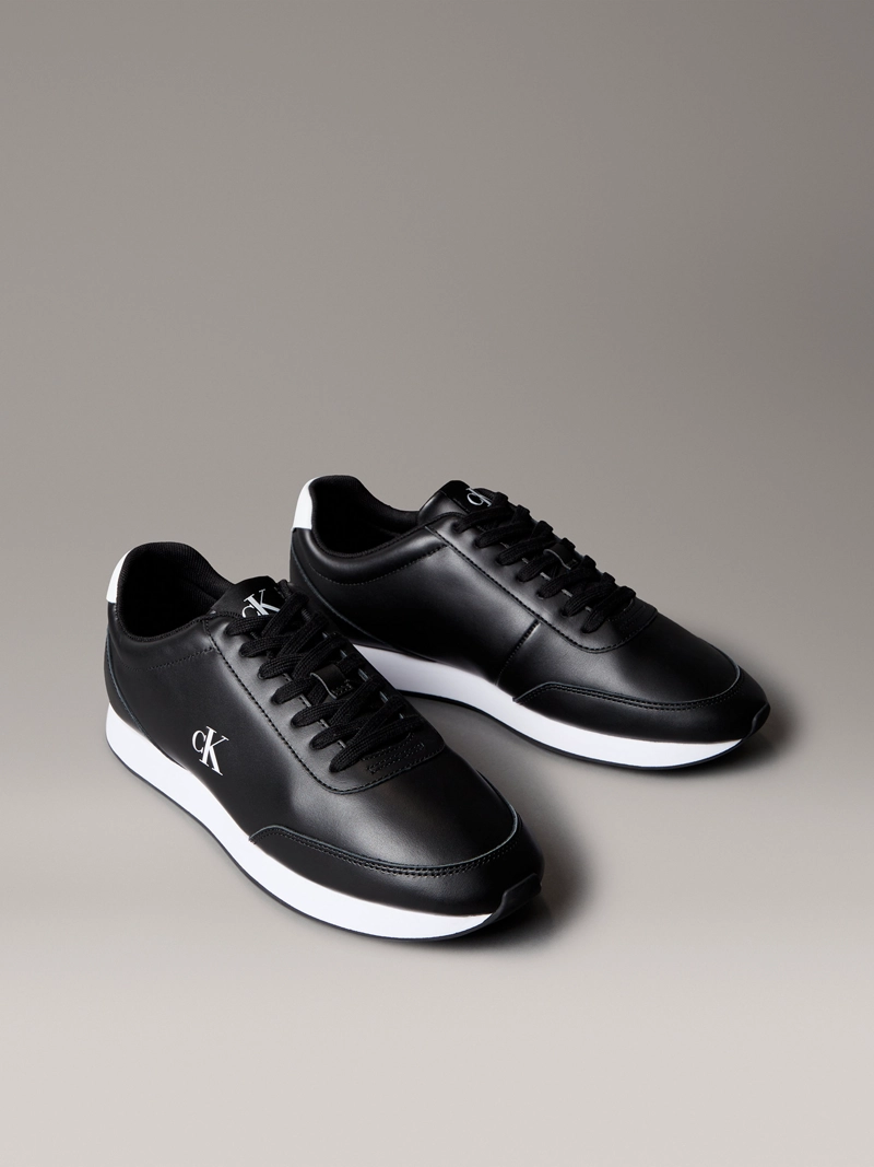ZAPATILLAS RETRO RUNNER EN CUERO - 1