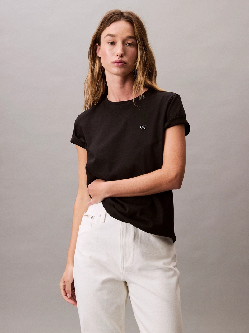 POLERA DE ALGODON CON LOGO DE ARCHIVE - 1