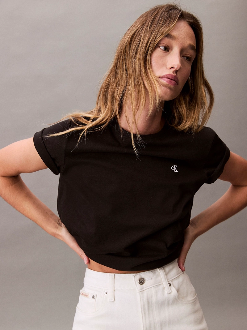 POLERA DE ALGODON CON LOGO DE ARCHIVE - 4