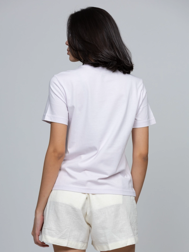 POLERA CLASICA CON MONOGRAMA ESTAMPADO - 4